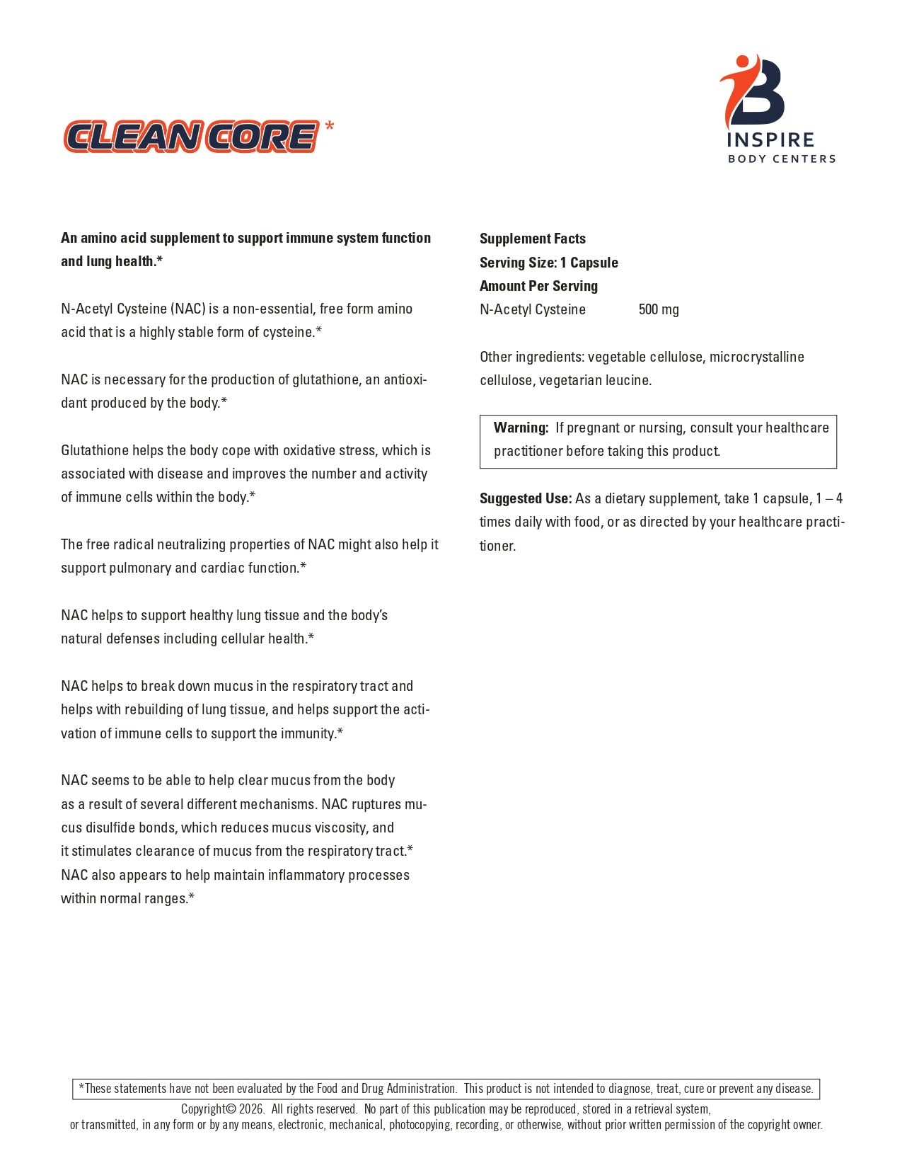 CLEAN CORE